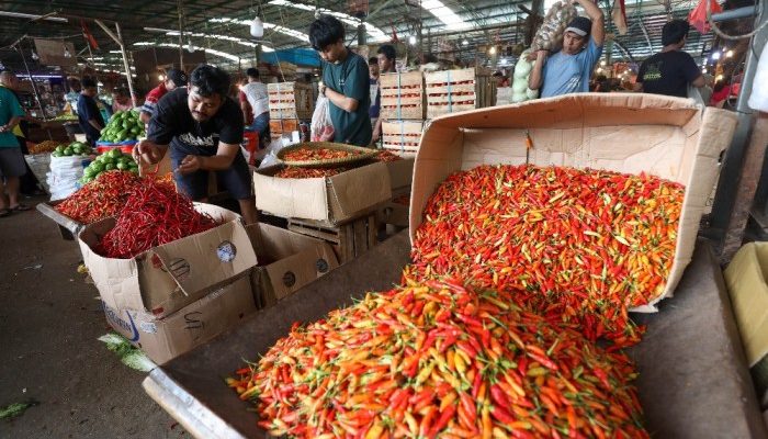 Harga Cabai dan Beras Naik di Pasar Tradisional