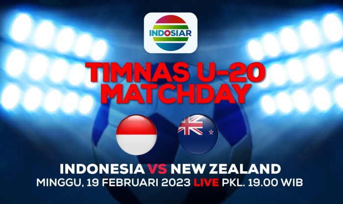 Jadwal Pertandingan Uji Coba Timnas U-20
