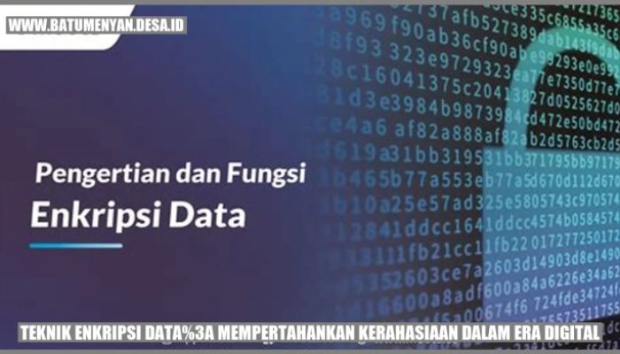 Sistem Enkripsi Data Terbaru di Gadget Modern yang Efektif
