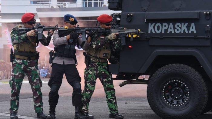 Tni polri gabungan pasukan teror kerjasama kemenhan republika Operasi Gabungan TNI-Polri Hari Ini