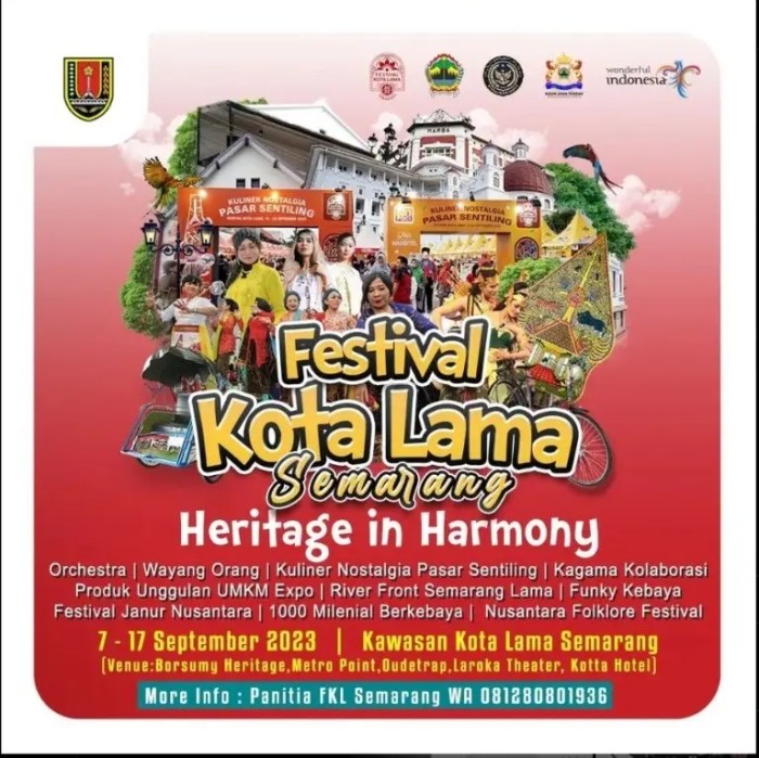 Mengenal Sejarah Festival Kota Lama (FKL) Semarang, Pengenalan Budaya ... Event Wisata Kuliner di Kota Lama Semarang