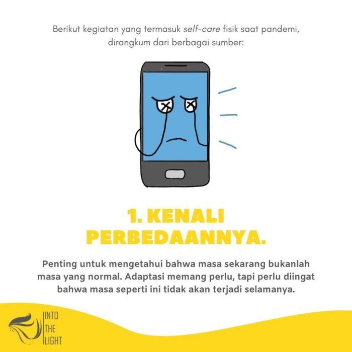 Self-care Secara Fisik di Saat Pandemi | Into The Light Indonesia Self-care Secara Fisik di Saat Pandemi | Into The Light Indonesia