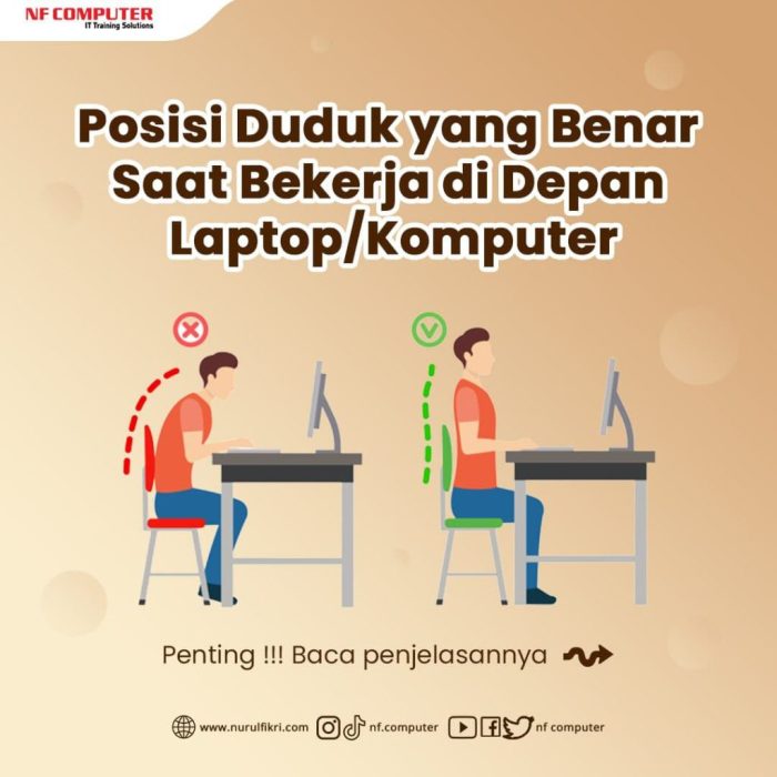 Posisi Duduk yang Baik Saat Kerja
