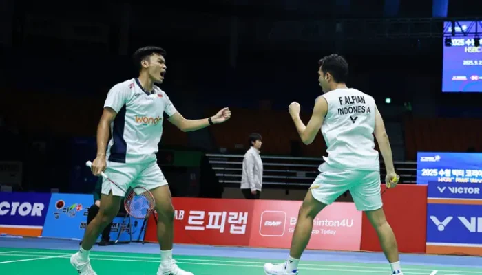 Hasil Korea Open 2025 Fajar dan Fikri Melaju ke Semifinal