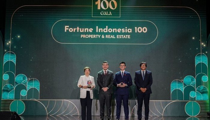 Penghargaan Tertinggi Kategori Properti dan Real Estate di Fortune Indonesia 100 Gala 2025