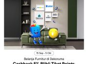 Tiket Rewards Kerja Sama dengan Dekoruma, Belanja Furnitur Jadi Lebih Untung