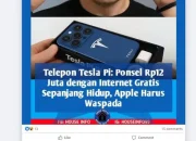Hoaks tentang Ponsel Tesla Pi Phone yang Diklaim Pesaing Berat iPhone Beredar di Facebook