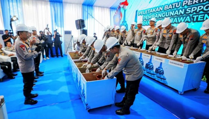Kapolri Resmikan 32 dan Groundbreaking 27 SPPG di Jawa Tengah untuk MBG
