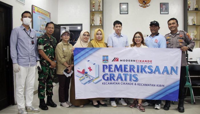 Pemeriksaan Kesehatan Gratis untuk 1250 Warga di Dua Kecamatan oleh Modern Cikande
