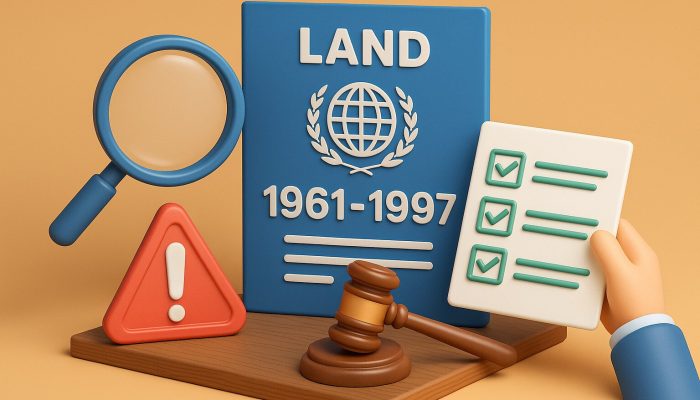 Cek Ulang Sertifikat Tanah 1961-1997 Sebelum Sengketa Terjadi