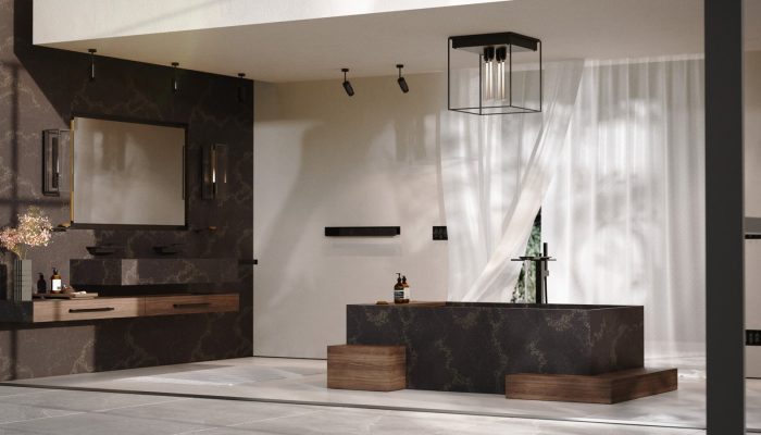 4 Konsep Kamar Mandi Terpadu Menggabungkan Air, Cahaya, dan Sentuhan