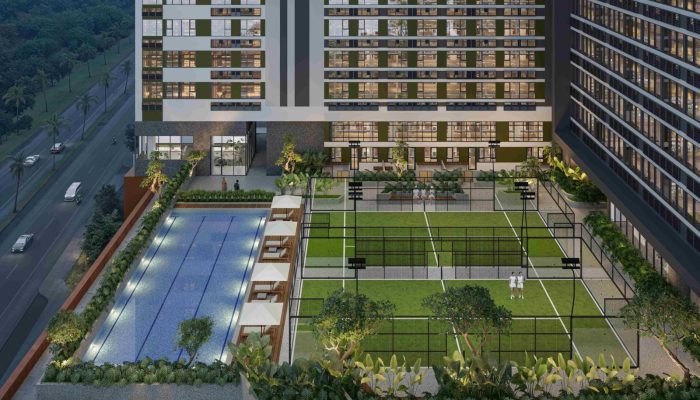 Padel by The Pool Pertama di Serpong Collins Boulevard Tower The Scott Serah Terima 2026