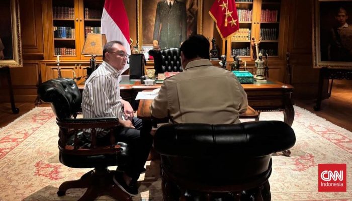 Prabowo Panggil Dasco Bahas Isu Hukum di Hambalang dan Daerah