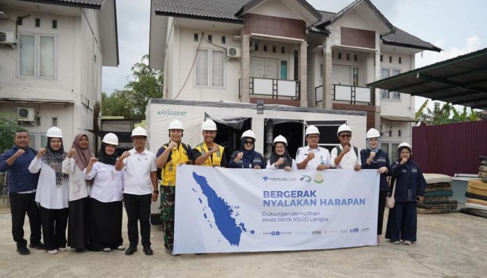 Donasi Genset untuk RSUD Langsa Terdampak Banjir Bandang Aceh untuk Pulihkan Layanan Kesehatan
