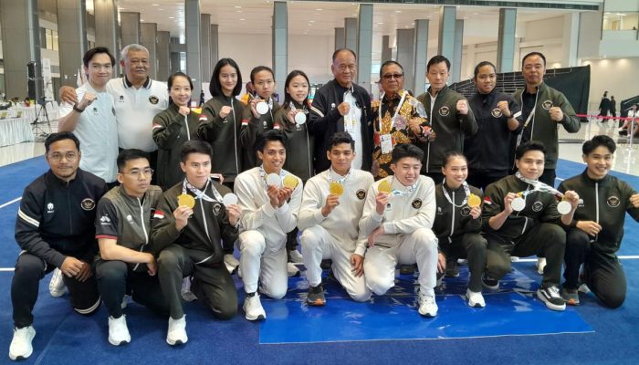 Timnas Wushu Indonesia Pertahankan Gelar Juara Umum di Kompetisi Internasional