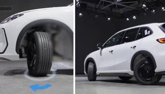 Kemudi Empat Roda 90 Derajat Geely EX5 Bisa Berputar di Tempat dan Mode Kepiting