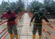 TNI Membangun 15 Jembatan Perintis di Aceh untuk Perbaikan Akses Desa Pascabanjir Bandang