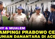 Prabowo Kunjungi Rumah Hunian Danantara di Aceh Tamiang Bersama AHY dan Mualem
