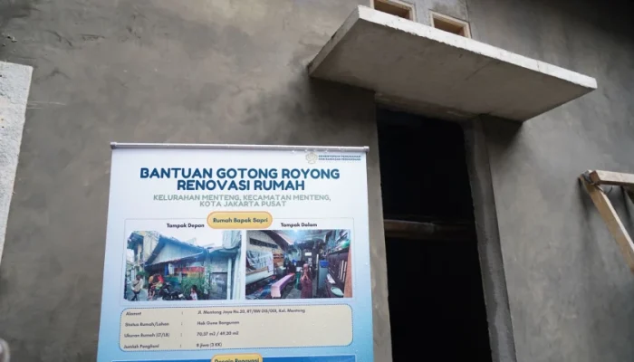 Program Renovasi Rumah Kementerian PKP Mewujudkan Kawasan Tematik di Menteng