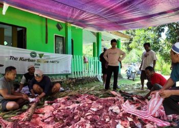 Senyum Bahagia Penerima Manfaat Hewan Kurban dari Donasi Kemanusiaan