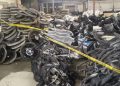 Penemuan Gudang Penadah 1494 Motor Hasil Kejahatan untuk Ekspor