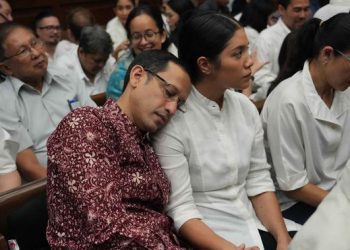 Ekspresi Nadiem Makarim Menjelang Tuntutan di Sidang Kasus Chromebook