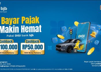 Promo Cashback Pajak Kendaraan lewat DIGI dari bank bjb
