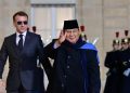 Prabowo Salat Idul Adha di Paris