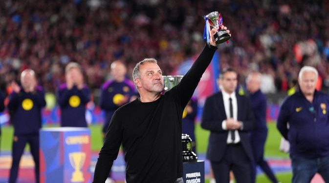 Barcelona Menang LaLiga, Hansi Flick Setara Guardiola, Enrique, Van Gaal dan Valverde