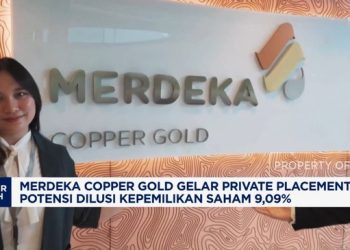 Perseroan Siapkan Penempatan Saham Privat Besar di Merdeka Copper Gold