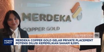 Perseroan Siapkan Penempatan Saham Privat Besar di Merdeka Copper Gold