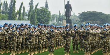 Panglima TNI Melepas 744 Prajurit Satgas TNI untuk Misi di Lebanon