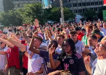 Meriahnya FIFA Fan Festival Boston Saat Fans Inggris Rayakan Kemenangan atas Kroasia