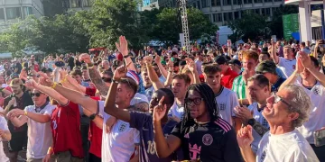 Meriahnya FIFA Fan Festival Boston Saat Fans Inggris Rayakan Kemenangan atas Kroasia
