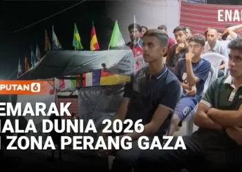 Semarak Piala Dunia 2026 di Wilayah Konflik Gaza