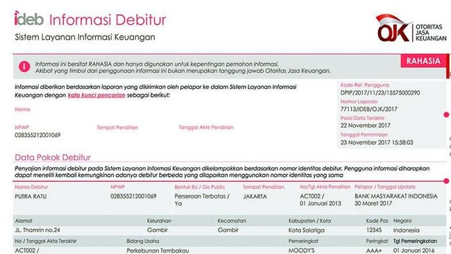 Cek Utang Sendiri di Internet Tanpa BI Checking Lagi