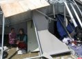Huntara untuk Korban Banjir Bandang Aceh Ambruk Akibat Terjangan Angin Kencang