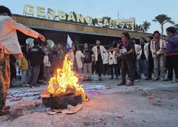 Mahasiswa Berunjuk Rasa di DPR Tangi Eksploitasi Lingkungan di Papua