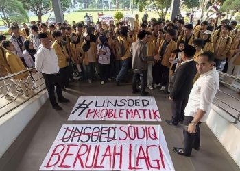 Rektor Tanggap Terhadap Protes Mahasiswa Unsoed Mengenai Delegasi Kunker Griban