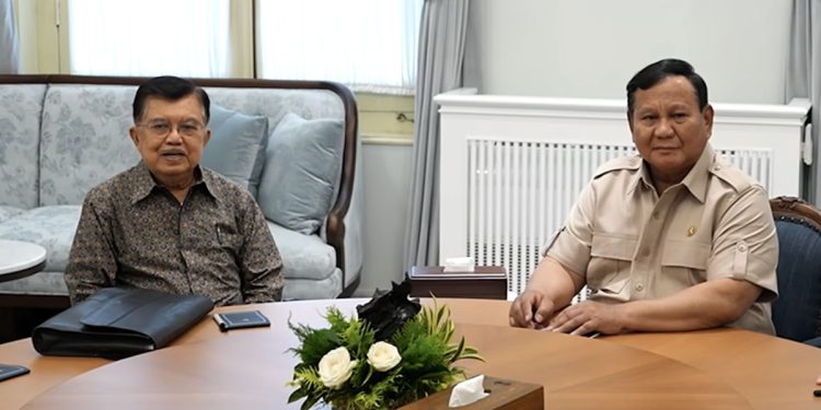 Prabowo dan Jusuf Kalla Diskusi Serius di Istana, Apa yang Ditekankan?