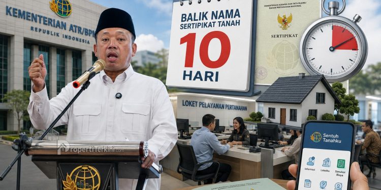 Balik Nama Sertifikat Tanah dalam 10 Hari Ancaman Pemecatan bagi Petugas Molor Rincian Alur dan Syarat