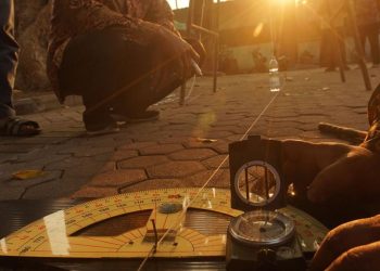 Pengamatan Fenomena Rashdul Kiblat dalam Foto