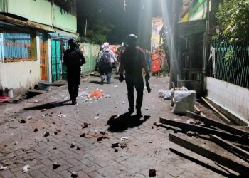 Polisi Dis serang saat menyelamatkan wanita yang disekap mantan pacar di Kendari