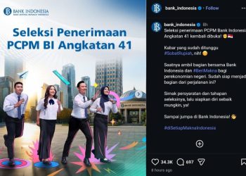 Lowongan Kerja di Bank Indonesia Dibuka 9 Agustus 2026, Cek Syaratnya