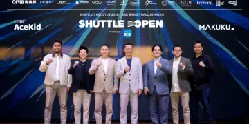 Reuni Taufik Hidayat Lawan Lin Dan di GBK Tanding Ganda