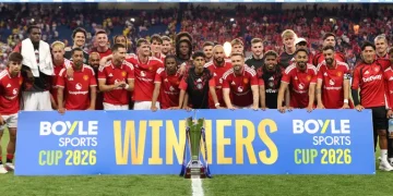 Juara Boyle Sports Cup 2026, Manchester United Kalahkan Leeds Lewat Drama Adu Penalti