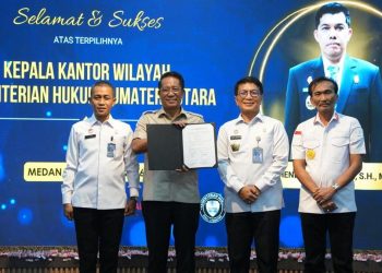 Menkum Supratman Lakukan Pemilihan KaKanwil Sumut Melalui E-Voting