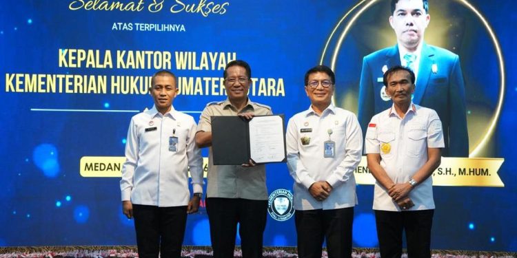 Menkum Supratman Lakukan Pemilihan KaKanwil Sumut Melalui E-Voting