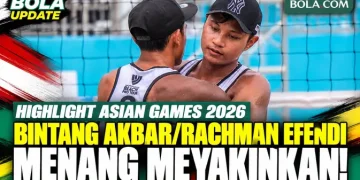 Sorotan Asian Games 2026: Bintang Akbar Menang Meyakinkan di Voli Pantai Putra