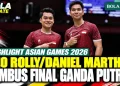 Sorotan Semifinal Asian Games 2026: Leo Rolly Carnando dan Daniel Marthin Lolos ke Final!